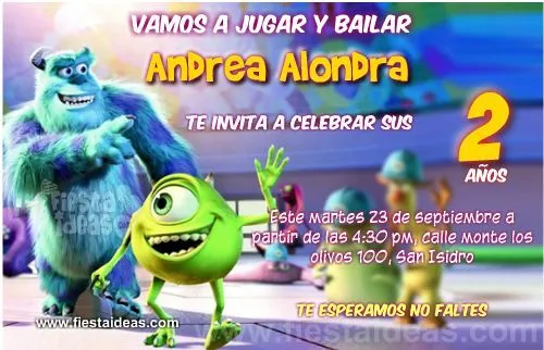 Decoraciones De Monsters Inc en Pinterest | Cumpleaños De Monsters ... Decoraciones De Monsters Inc en Pinterest | Cumpleaños De Monsters ...