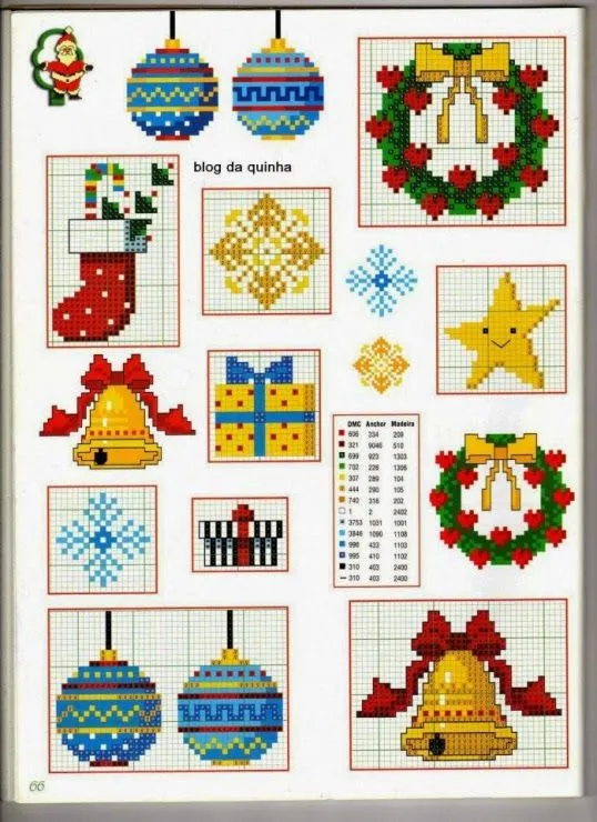 Decoraciones Navideñas para Bordar o para Punto de Cruz. | Oh My ... Decoraciones Navideñas para Bordar o para Punto de Cruz. | Oh My ...