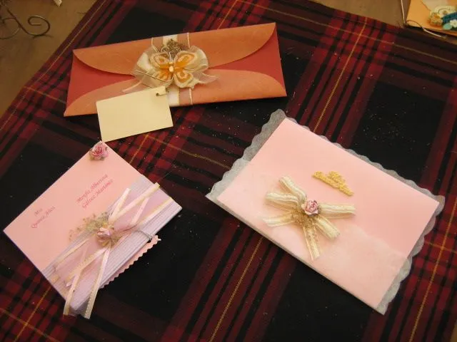 Decoraciones y Recuerdos Flores: Tarjetas Fiesta Rosa Decoraciones y Recuerdos Flores: Tarjetas Fiesta Rosa