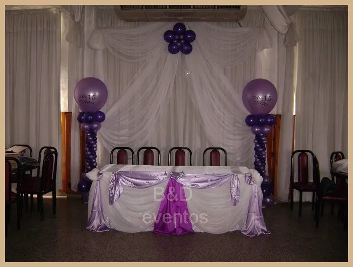 DECORACIONES CON TELAS,GLOBOS Y ALQUILER DE MANTELERIA ... DECORACIONES CON TELAS,GLOBOS Y ALQUILER DE MANTELERIA ...