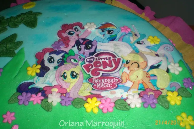 Oriana Marroquin Repostería Fina: Torta "My Little Pony"