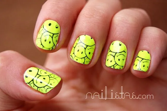 Decoraciones para las UÑAS: CARITAS FELICES Decoraciones para las UÑAS: CARITAS FELICES