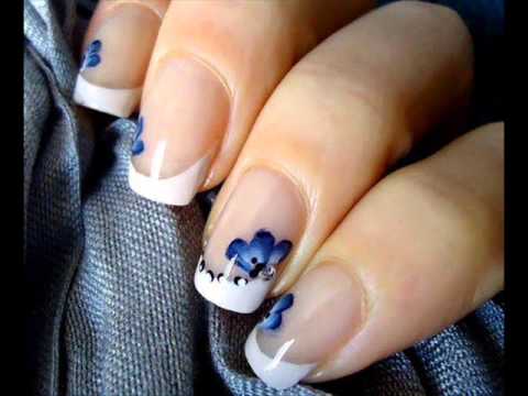 Decoraciones de Uñas Colores y Flores - YouTube