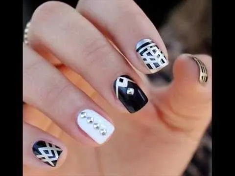 Decoraciones de Uñas con ESMALTE - YouTube