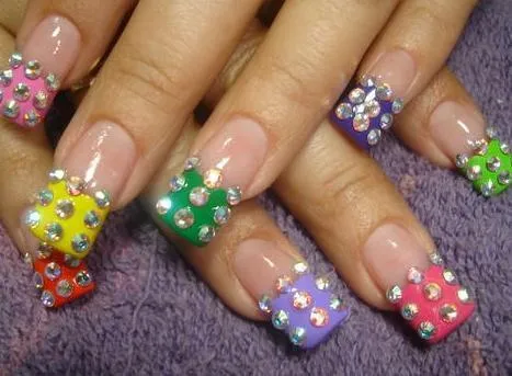 Uñas de acrilico decoradas de flores - Imagui Uñas de acrilico decoradas de flores - Imagui