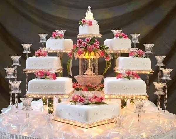 Tortas para matrimonio cuadradas - Imagui