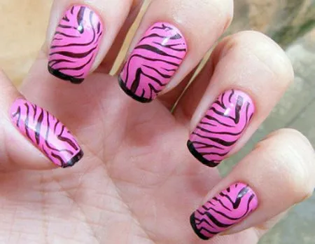 Decorado de uñas Animal Print con imágenes. | Imagenes ... Decorado de uñas Animal Print con imágenes. | Imagenes ...