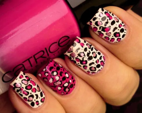 Decorado de uñas Animal Print con imágenes. | Imagenes ... Decorado de uñas Animal Print con imágenes. | Imagenes ...