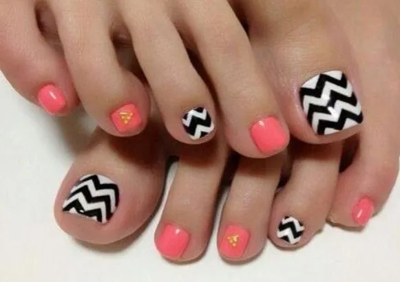 decorado de uñas de pies on Pinterest | Pies, Toe Nail Des and ...