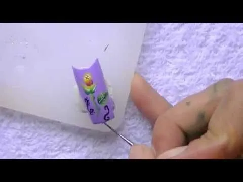 DECORADO DE UÑAS PINCELADAS - YouTube