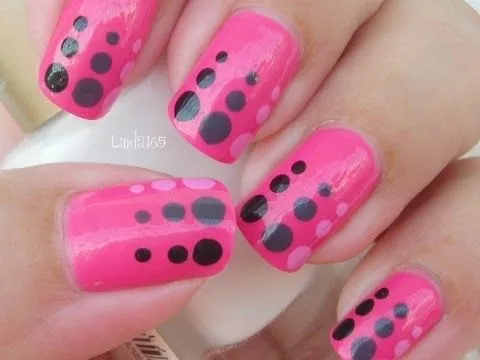 Imagenes de uñas decoradas con puntos - Imagui