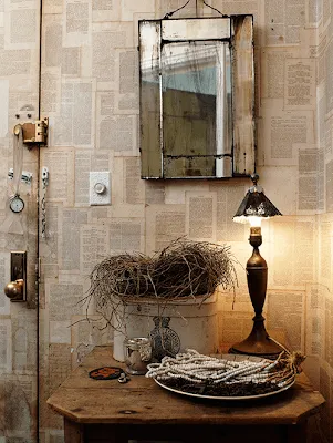 Nos decoramos: Decorar una pared con papel de periódico Nos decoramos: Decorar una pared con papel de periódico