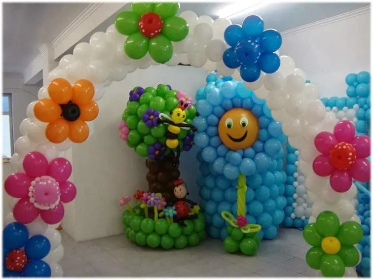 Cómo Decorar un Baby Shower con Globos : Decorar Decoración