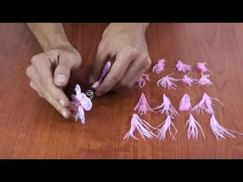 Boligrafo decorado con listones - Imagui