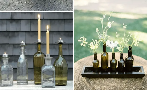 Decorar con botellas DECORACIÓN, FLORES - A trendy life weddings Decorar con botellas DECORACIÓN, FLORES - A trendy life weddings