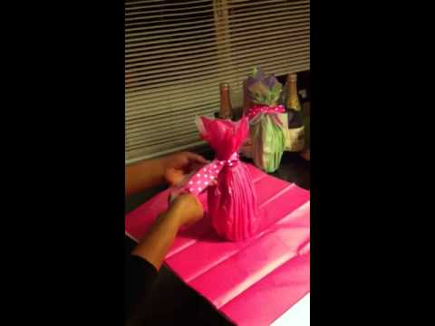 como decorar botellas para quinceneras - YouTube