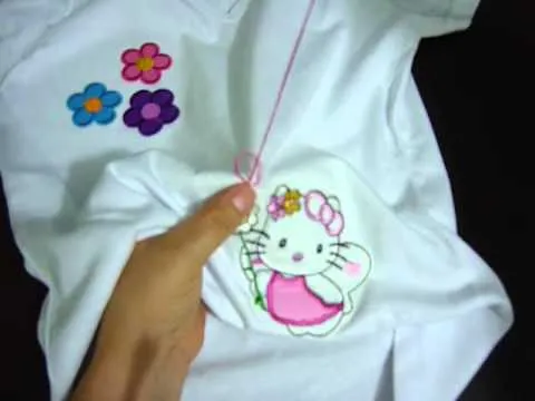 como decorar una camiseta .Crafts in blouses video No.92 - YouTube como decorar una camiseta .Crafts in blouses video No.92 - YouTube