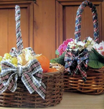 MuyVariado.com: Cómo Decorar Canastas con Cintas, Ideas Simples MuyVariado.com: Cómo Decorar Canastas con Cintas, Ideas Simples