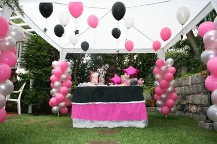 Como decorar una carpa con globos - Imagui