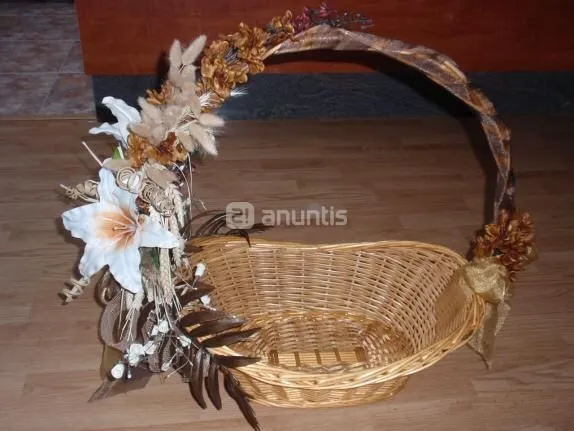 Cómo decorar cestas de mimbres - Manualidades - Foro Bodas.net