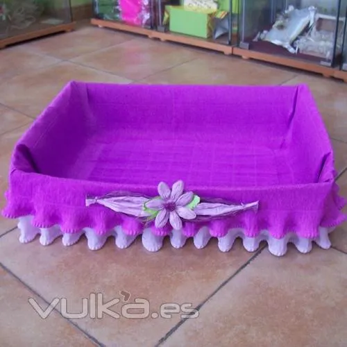 Como decorar cestas con papel crepe? - Imagui Como decorar cestas con papel crepe? - Imagui