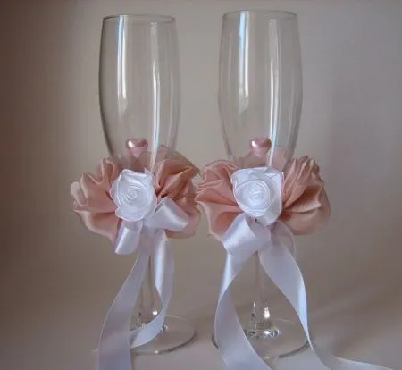 Copas de novios decoradas - Imagui