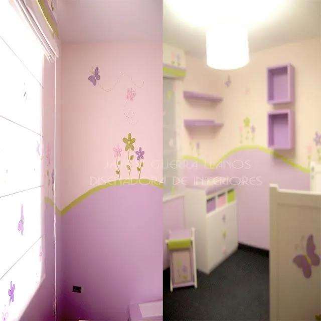 DORMITORIOS CON MARIPOSAS IDEAS PARA DECORAR EL CUARTO DE UNA NIÑA ...