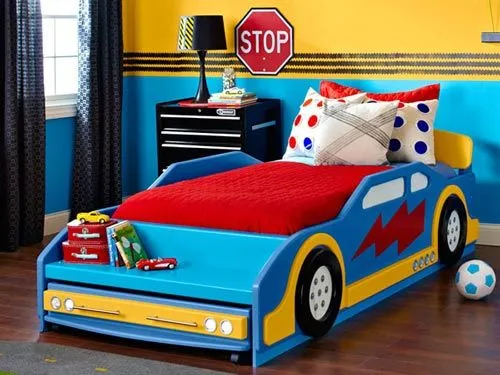 Cama auto para niños - Imagui