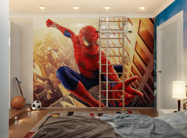 Decorar un Dormitorio Infantil Inspirado en Spiderman - Hombre ...