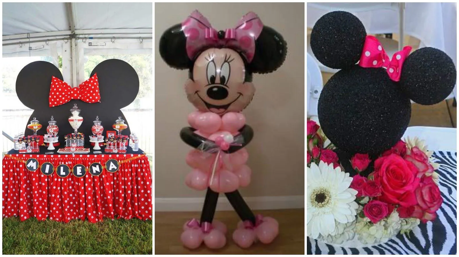 Cómo decorar una fiesta inspirada en Minnie Mouse ~ Solountip.com Cómo decorar una fiesta inspirada en Minnie Mouse ~ Solountip.com
