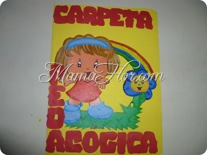 Como decorar un Folder : Para Maestras - Manualidades MamaFlor Como decorar un Folder : Para Maestras - Manualidades MamaFlor