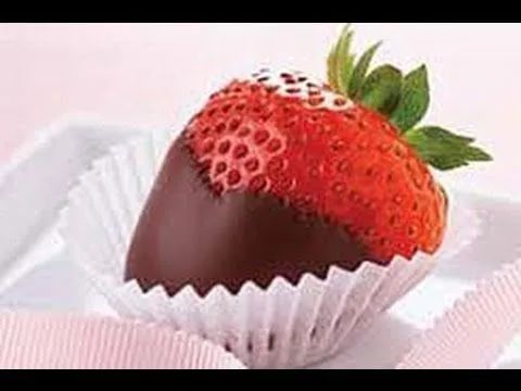 Como decorar Fresas con chocolate - YouTube Como decorar Fresas con chocolate - YouTube