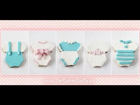 Cómo Decorar Galletas de Bebé. 1ª Parte Diseño Body con Tirantes ... Cómo Decorar Galletas de Bebé. 1ª Parte Diseño Body con Tirantes ...
