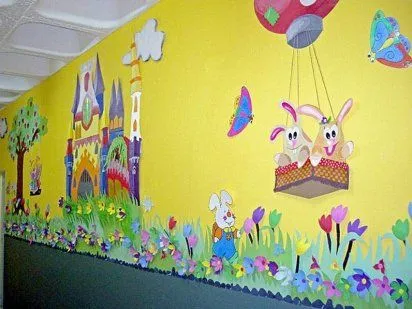 Decoración en fomi para jardines infantiles - Imagui