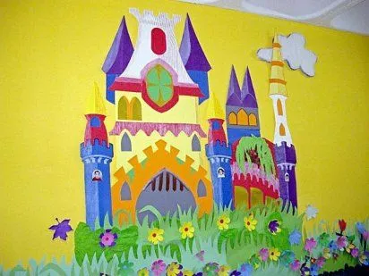 Como decorar un jardin infantil con foami - Imagui