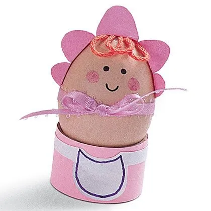 Huevitos decorados como bebés - Imagui