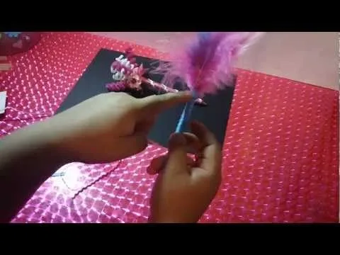 como decorar LAPICEROS/PLUMAS/BOLIGRAFOS muy facil y bonito - YouTube como decorar LAPICEROS/PLUMAS/BOLIGRAFOS muy facil y bonito - YouTube