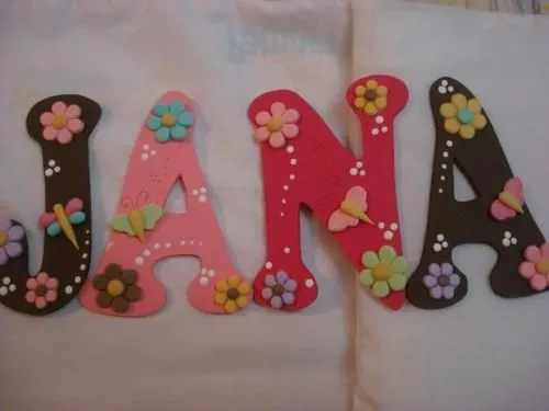 Fotos de Letras para decorar el cuarto de tu bebé - Caracas ...