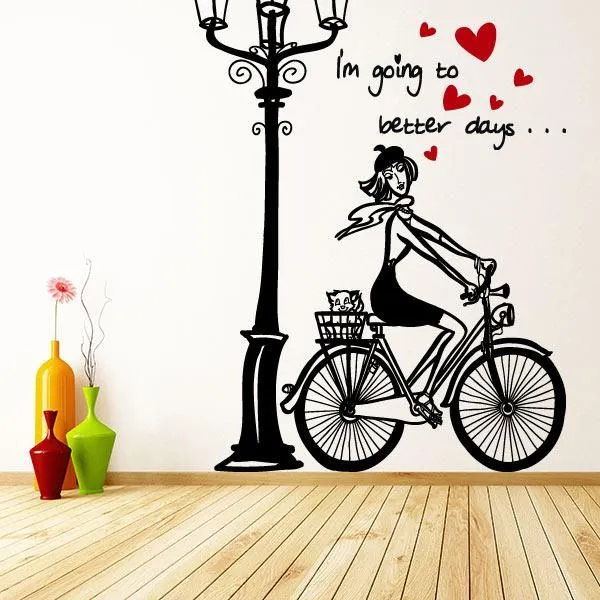 Decorar Paredes Silueta de Mujer | Vinilos Decorativos | Pinterest ...