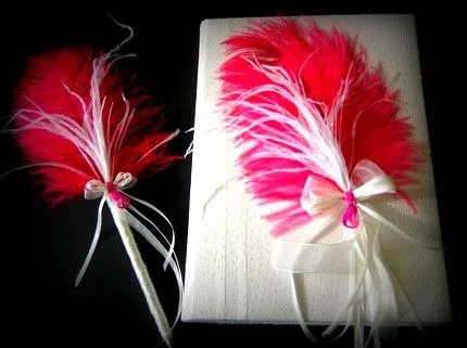 Como decorar una pluma para XV años - Imagui