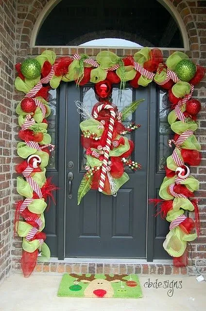Cómo decorar una puerta en navidad ~ Solountip.com