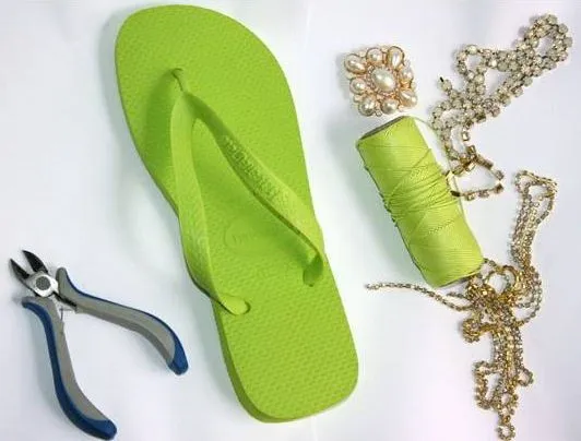 Como decorar unas sandalias - Imagui