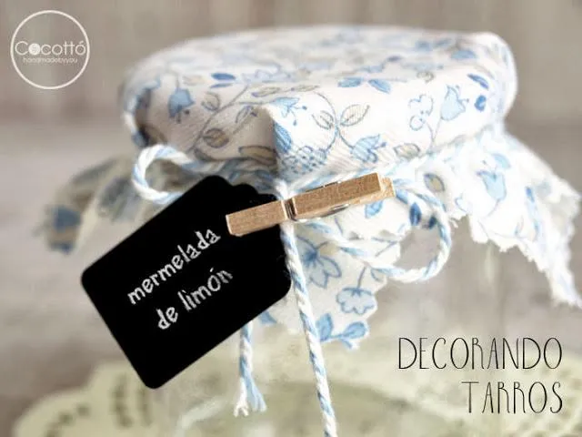 Decorar Tarros de Cristal para Mermeladas - Paperblog Decorar Tarros de Cristal para Mermeladas - Paperblog