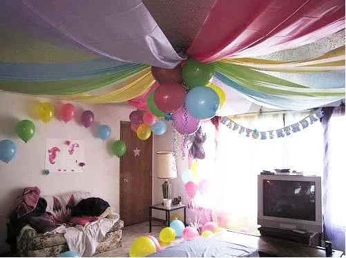 Decorar el techo en una fiesta - Paperblog