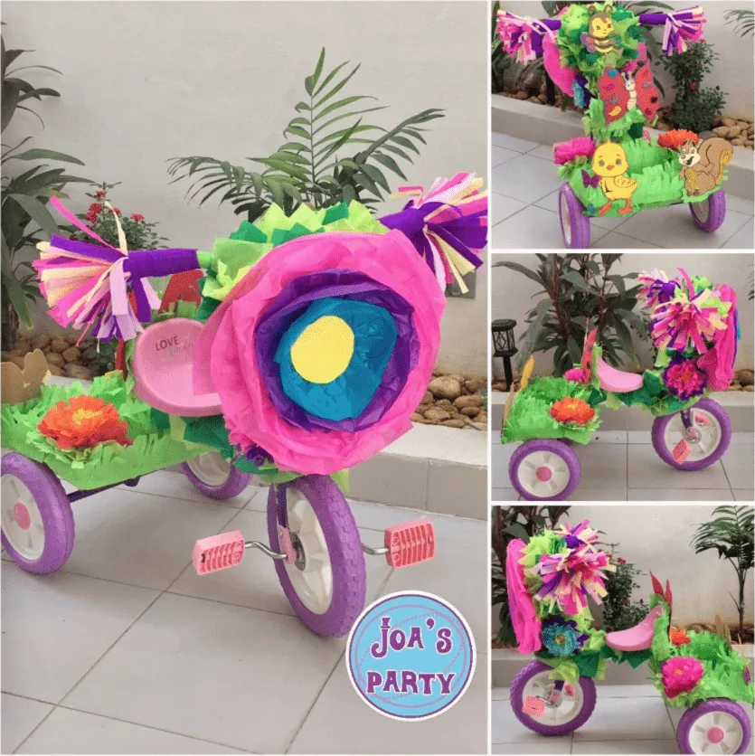 Cómo decorar un triciclo para desfile de primavera? 10 ideas Cómo decorar un triciclo para desfile de primavera? 10 ideas