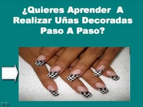 Como Decorar Las Uñas Paso A Paso - YouTube