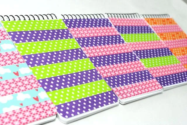 Decorar con washi tape los cuadernos en Manualidades con Papel ...