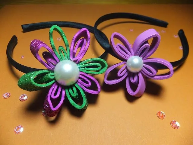 Decorate tu misma.: Adornos para el pelo