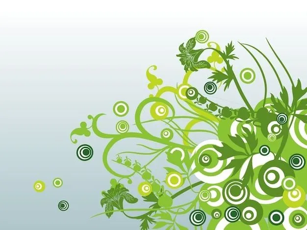decorativos exuberantes plantas de vectores de fondo | Descargar ... decorativos exuberantes plantas de vectores de fondo | Descargar ...