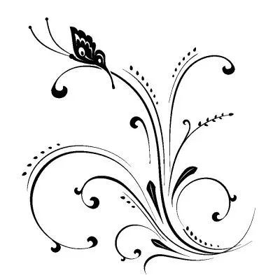 Decorativos Florales Para El Diseo Vector Flor Primavera | grecas ...